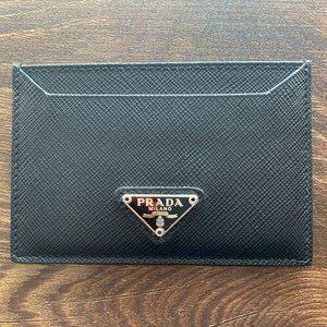 Prada Leather Card Holder